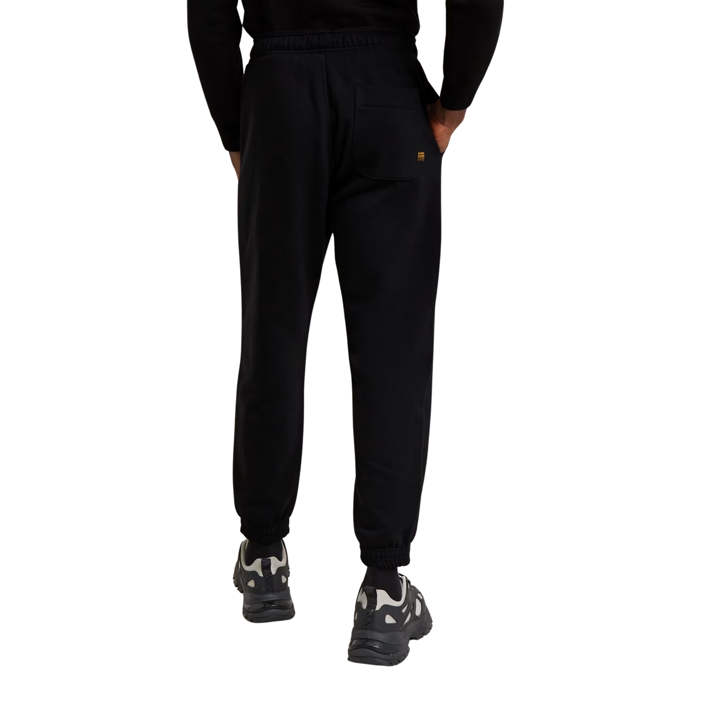 G-Star Track Pants Embro Print Loose Tapered Dark-Black